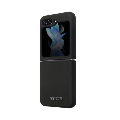 Galaxy Z Flip 5 Kılıf TUMI Liquid Silikon Metal Logo Dizayn orijinal Lisanslı Kılıf