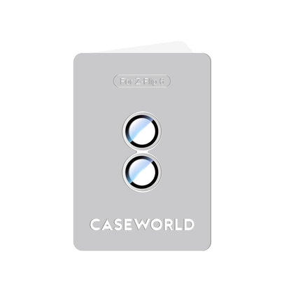 Galaxy Z Flip 6 CaseWorld Alloy Serisi Oleofobik Anti Reflective Kamera Lens Koruyucu