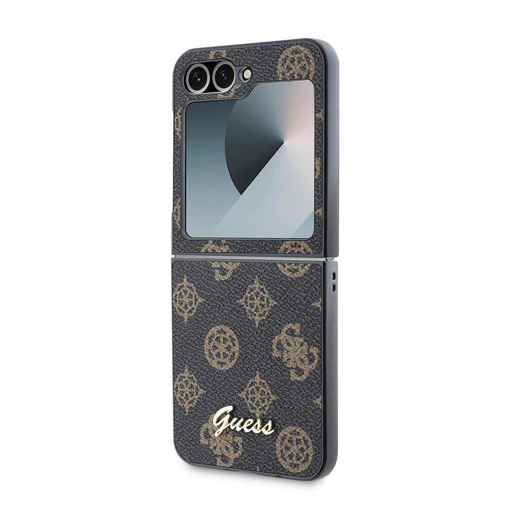 Galaxy Z Flip 6 Kılıf Guess Orijinal Lisanslı Peony Script Kılıf