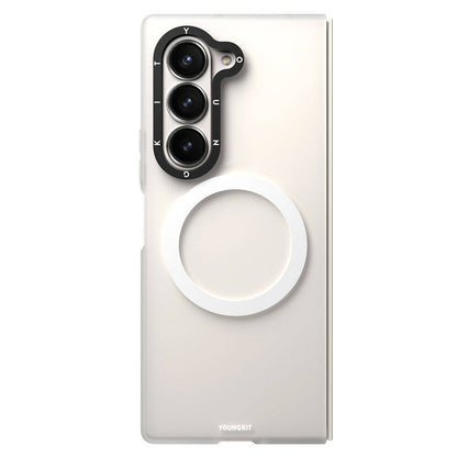 Galaxy Z Fold 6 Kılıf M-safe Şarj Özellikli Youngkit Hidden Sand Serisi Kılıf