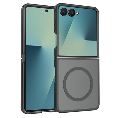 Galaxy Z Flip 7 Kılıf M-Safe Şarj Özellikli Kamera Korumalı Zore Lunex Kılıf