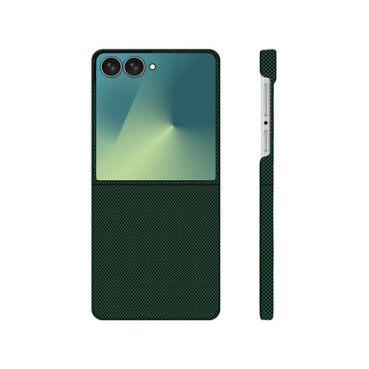 Galaxy Z Flip 7 Kılıf M-Safe Şarj Özellikli Zore Paris Zerre Sert PC Kılıf