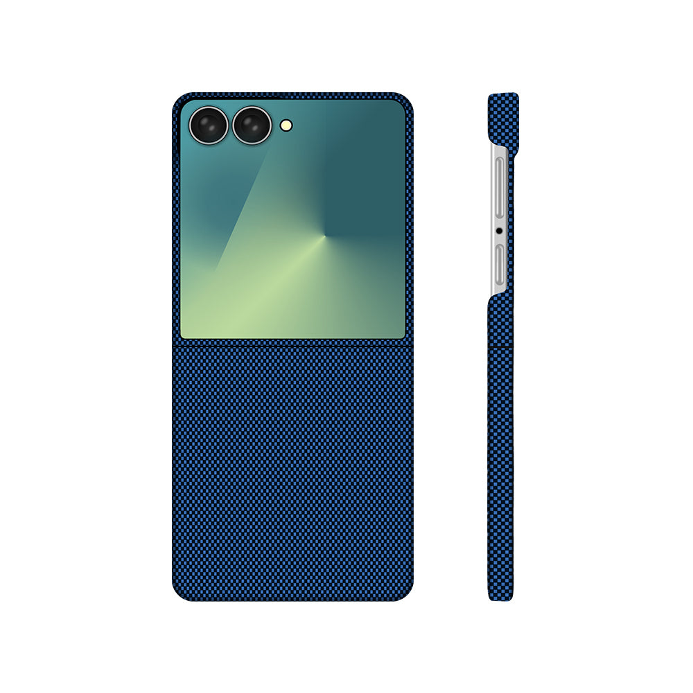 Galaxy Z Flip 7 Kılıf M-Safe Şarj Özellikli Zore Paris Zerre Sert PC Kılıf