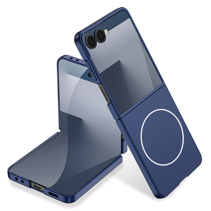 Galaxy Z Flip 7 Kılıf Wireless Şarj Özellikli Zore Kıpta M-safe Kılıf