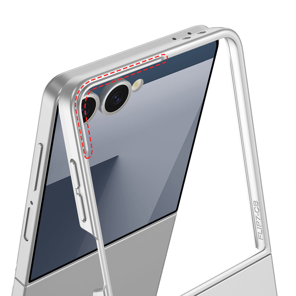 Galaxy Z Flip 7 Kılıf Zore Sert Kıpta Kılıf