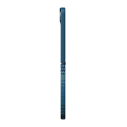 Galaxy Z Flip 8 Kılıf M-safe Şarj Özellikli Aramid Karbon Fiber Pitaka Tactile Woven Sunset-Moonrise Serisi Kılıf
