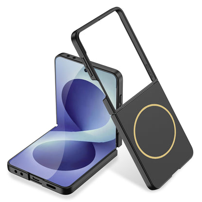 Galaxy Z Flip 8 Kılıf Wireless Şarj Özellikli Zore Kıpta M-safe Kılıf