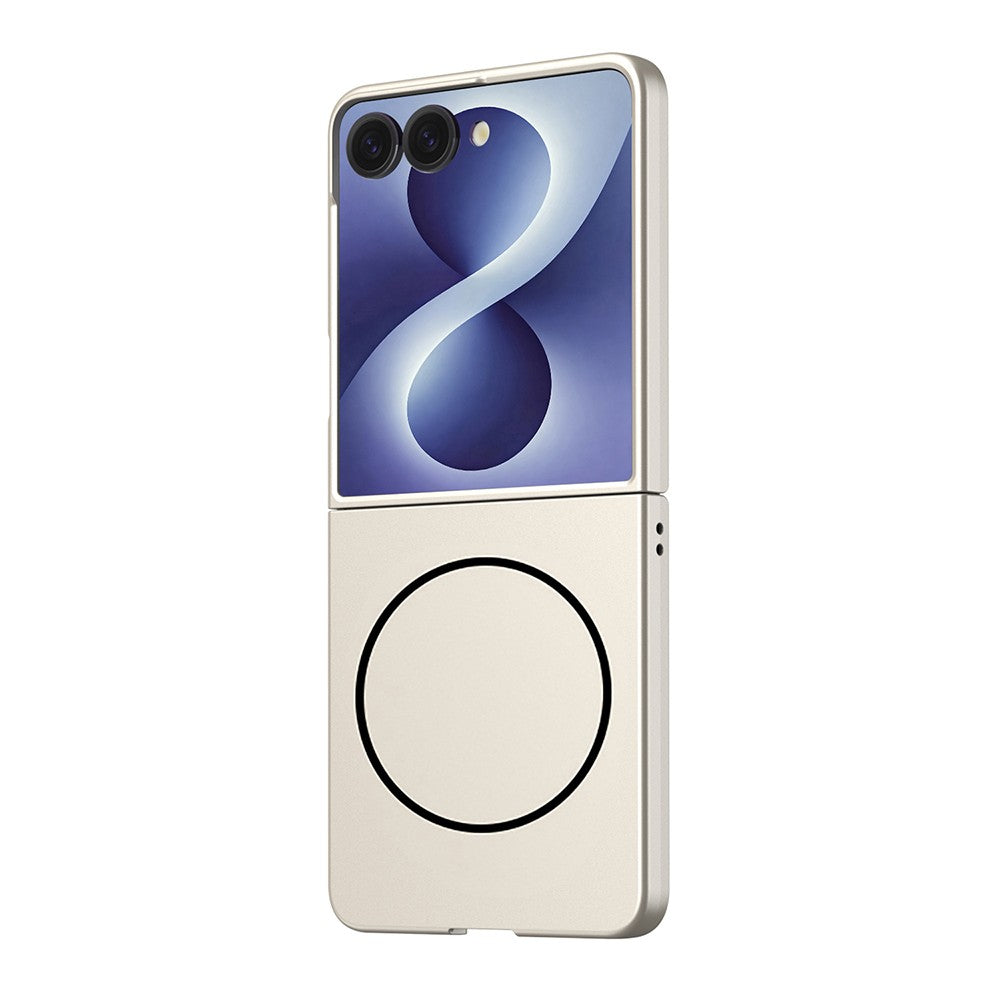 Galaxy Z Flip 8 Kılıf Wireless Şarj Özellikli Zore Kıpta M-safe Kılıf
