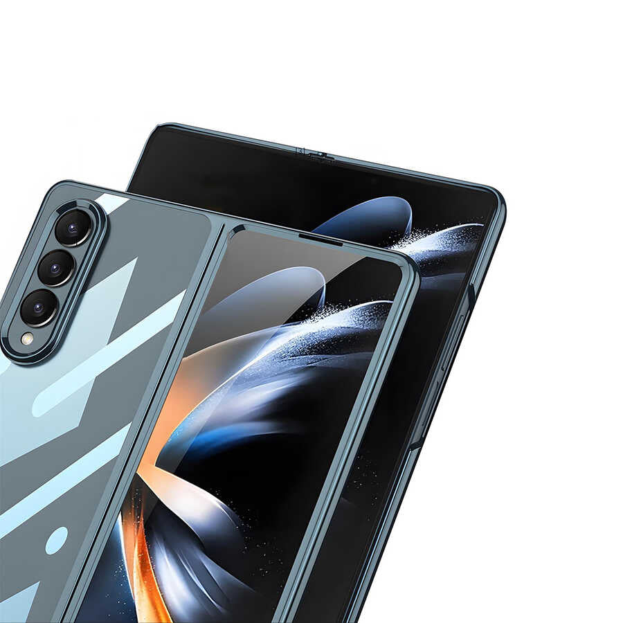Galaxy Z Fold 4 Kılıf Zore Full Camlı Kıpta Kılıf