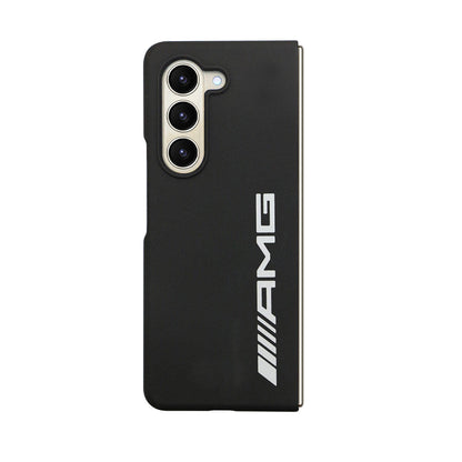 Galaxy Z Fold 5 Kılıf AMG M-safe Şarj Özellikli Büyük Logo Dizayn Orijinal Lisanslı Kılıf