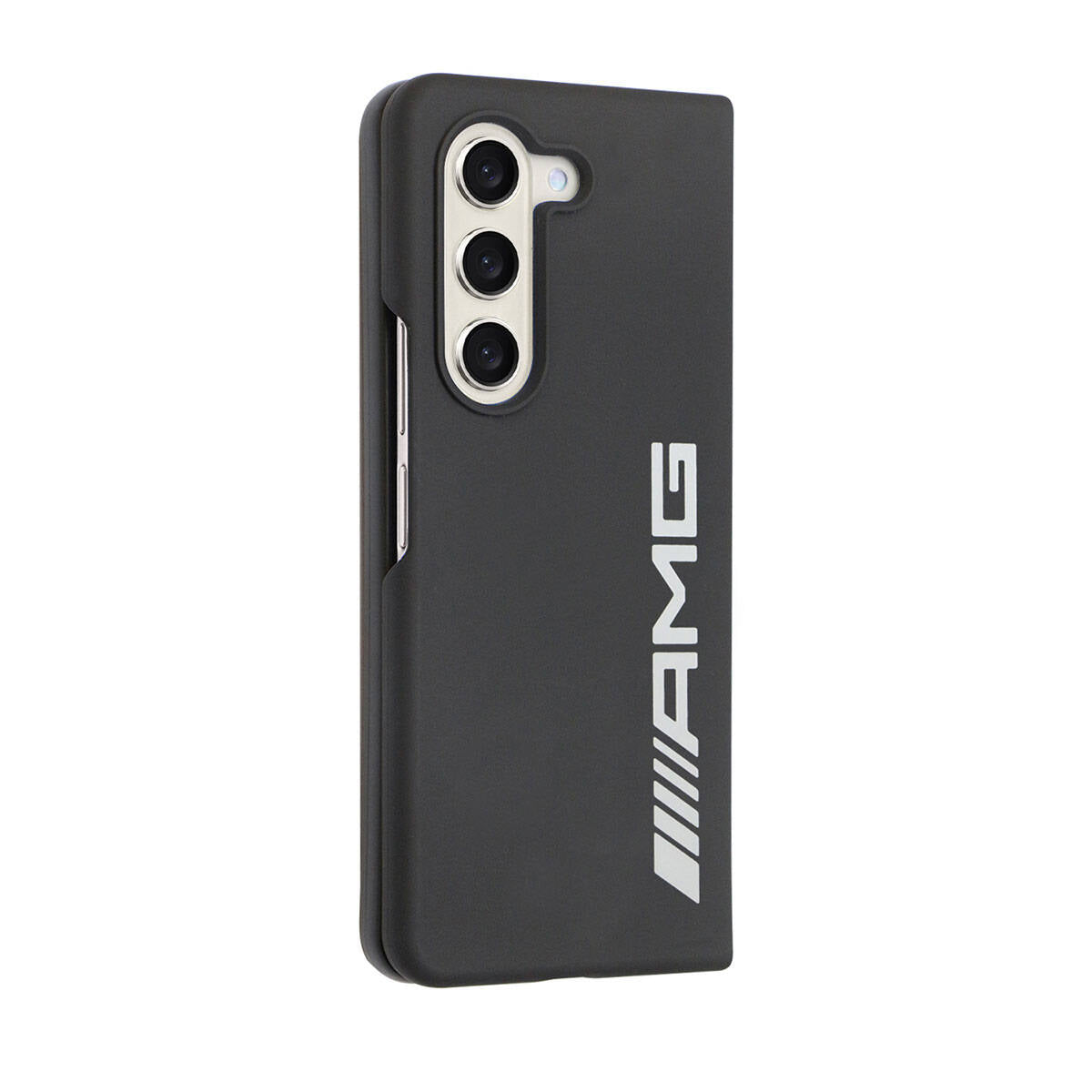 Galaxy Z Fold 5 Kılıf AMG M-safe Şarj Özellikli Büyük Logo Dizayn Orijinal Lisanslı Kılıf