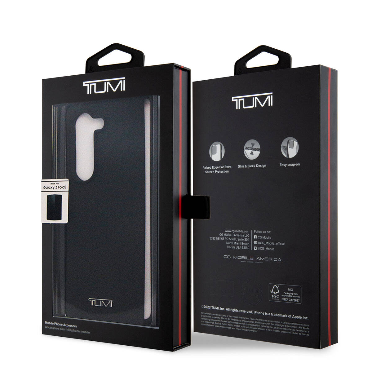 Galaxy Z Fold 5 Kılıf TUMI Liquid Silikon Metal Logo Dizayn Orijinal Lisanslı Kılıf