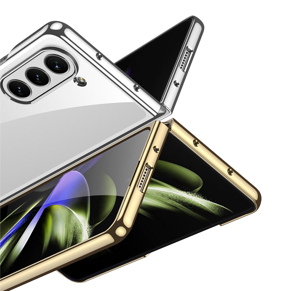 Galaxy Z Fold 5 Kılıf Zore Full Camlı Kıpta Kılıf