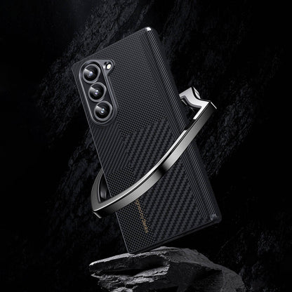 Galaxy Z Fold 6 Kılıf Karbon Fiber Benks Montage ArmorAir Kevlar Kılıf