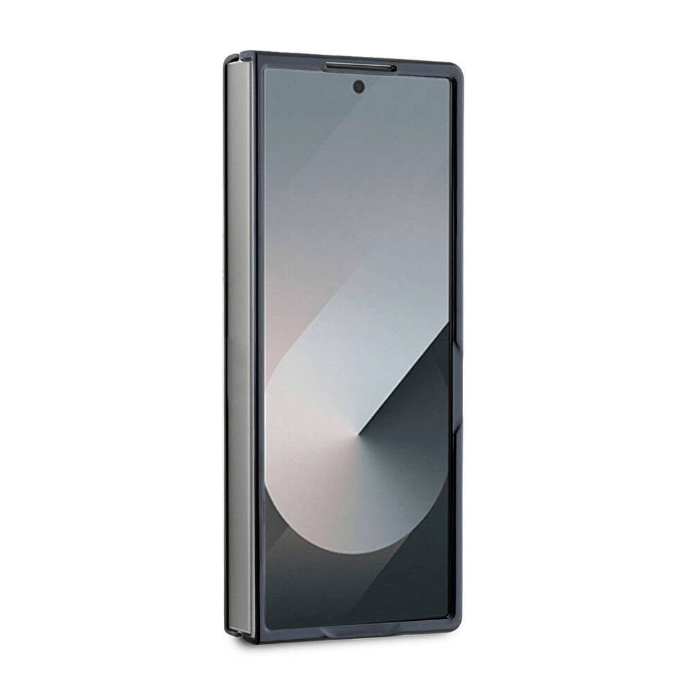 Galaxy Z Fold 6 Kılıf Lacoste orijinal Lisanslı PU Pike Desenli Arka Yüzey İkonik Timsah Dokuma Logolu Kılıf