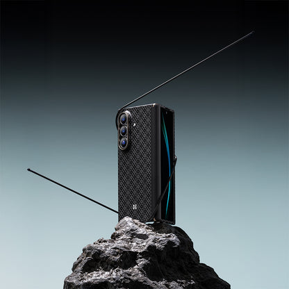 Galaxy Z Fold 7 Benks ArmorAir ArmorGrid Grand Combo Üçlü Aksesuar Seti (Ön Arka Kevlar Kılıf + Ekran Koruyucu)