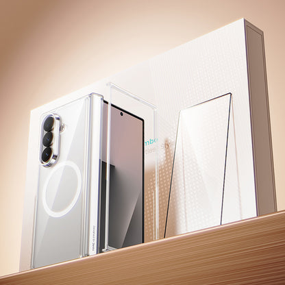 Galaxy Z Fold 7 Benks Crystal Grand Combo Üçlü Aksesuar Seti (Ön Arka Şeffaf Kılıf + Ekran Koruyucu)