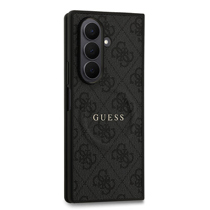 Galaxy Z Fold 7 Kılıf Guess Orijinal Lisanslı M-safe Şarj Özellikli 4G Desen Yazı Logolu Kılıf