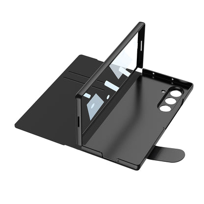 Galaxy Z Fold 7 Kılıf Kamera Korumalı Zore Kıpta Aynalı Kalem Bölmeli Fest Kılıf