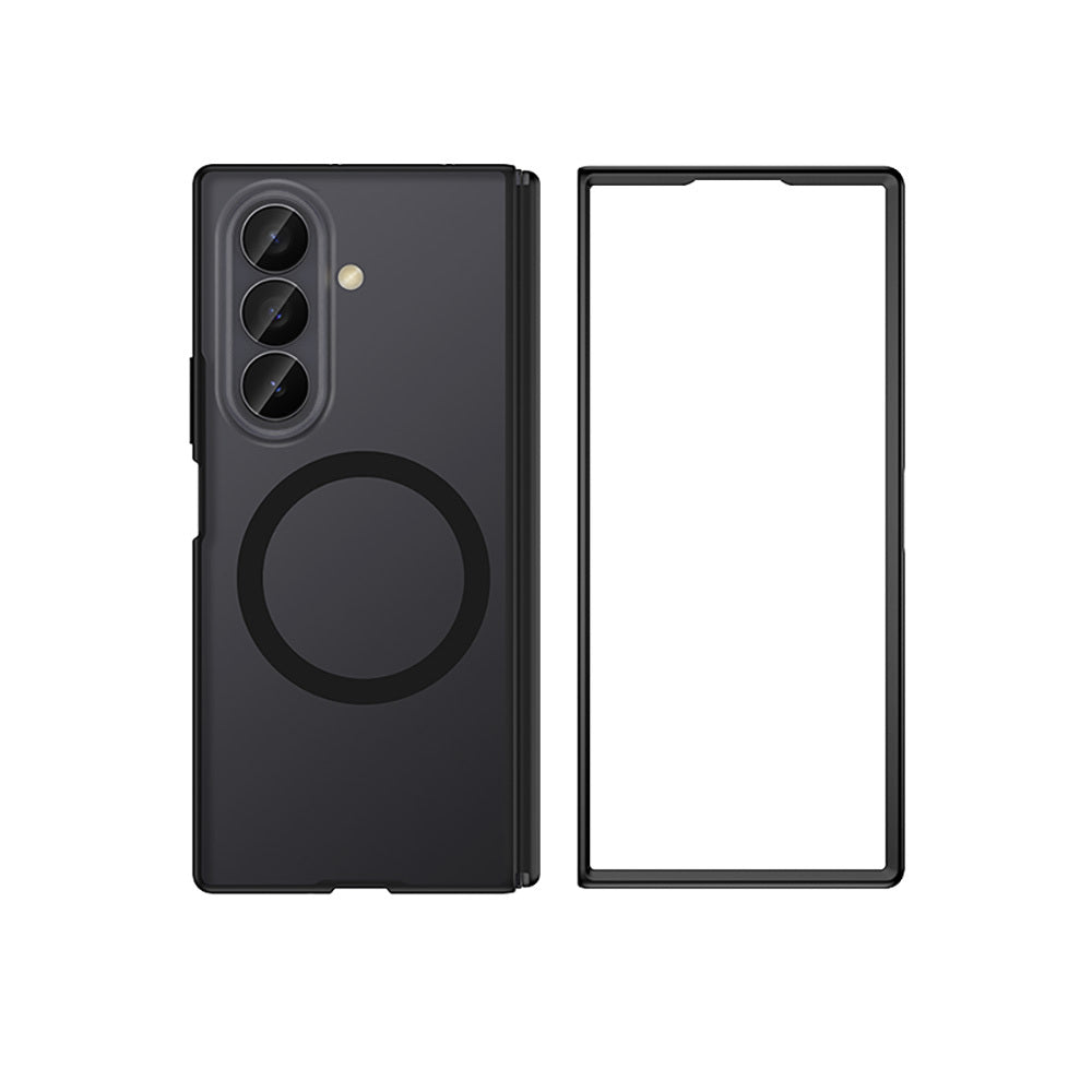 Galaxy Z Fold 7 Kılıf M-safe Şarj Özellikli Arkası Mat Sert PC Wlons Vena Kılıf