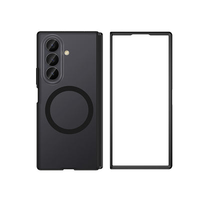Galaxy Z Fold 7 Kılıf M-safe Şarj Özellikli Arkası Mat Sert PC Wlons Vena Kılıf