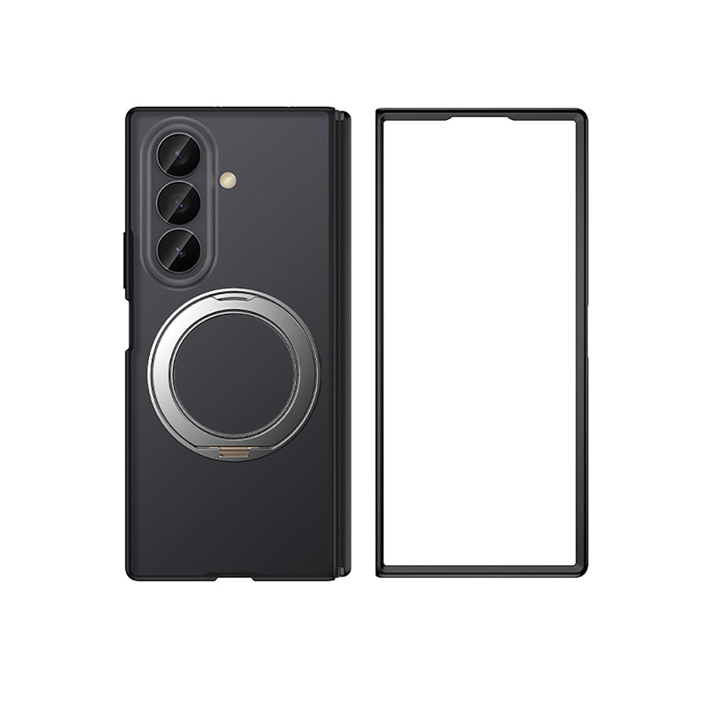 Galaxy Z Fold 7 Kılıf M-safe Şarj Özellikli Arkası Mat Sert PC Wlons Vena Standlı Kılıf