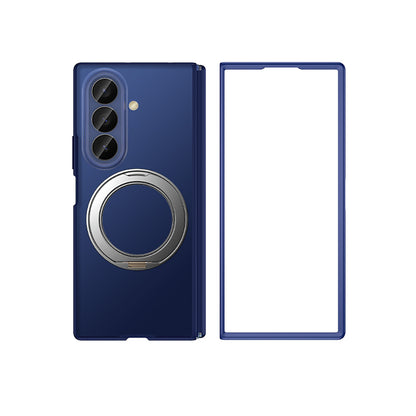 Galaxy Z Fold 7 Kılıf M-safe Şarj Özellikli Arkası Mat Sert PC Wlons Vena Standlı Kılıf