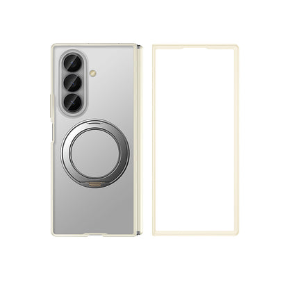 Galaxy Z Fold 7 Kılıf M-safe Şarj Özellikli Arkası Mat Sert PC Wlons Vena Standlı Kılıf