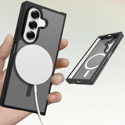 Galaxy Z Fold 7 Kılıf M-Safe Şarj Özellikli Kamera Korumalı Zore Lunex Kılıf