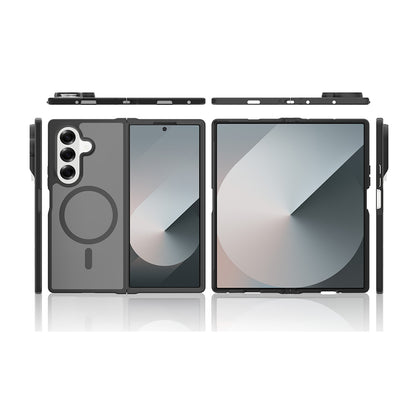 Galaxy Z Fold 7 Kılıf M-Safe Şarj Özellikli Kamera Korumalı Zore Lunex Kılıf