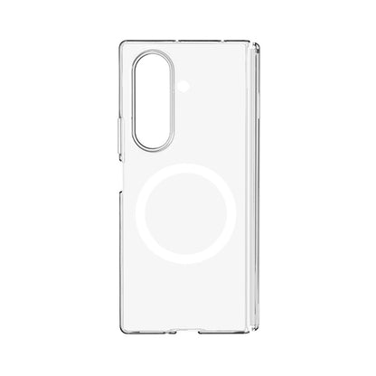 Galaxy Z Fold 7 Kılıf M-safe Şarj Özellikli Transparan Sert PC Wlons Pita Kılıf