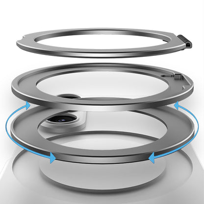 Galaxy Z Fold 7 Kılıf M-safe Şarj Özellikli Zore Kıpta Yüzüklü Kamera Korumalı Kılıf