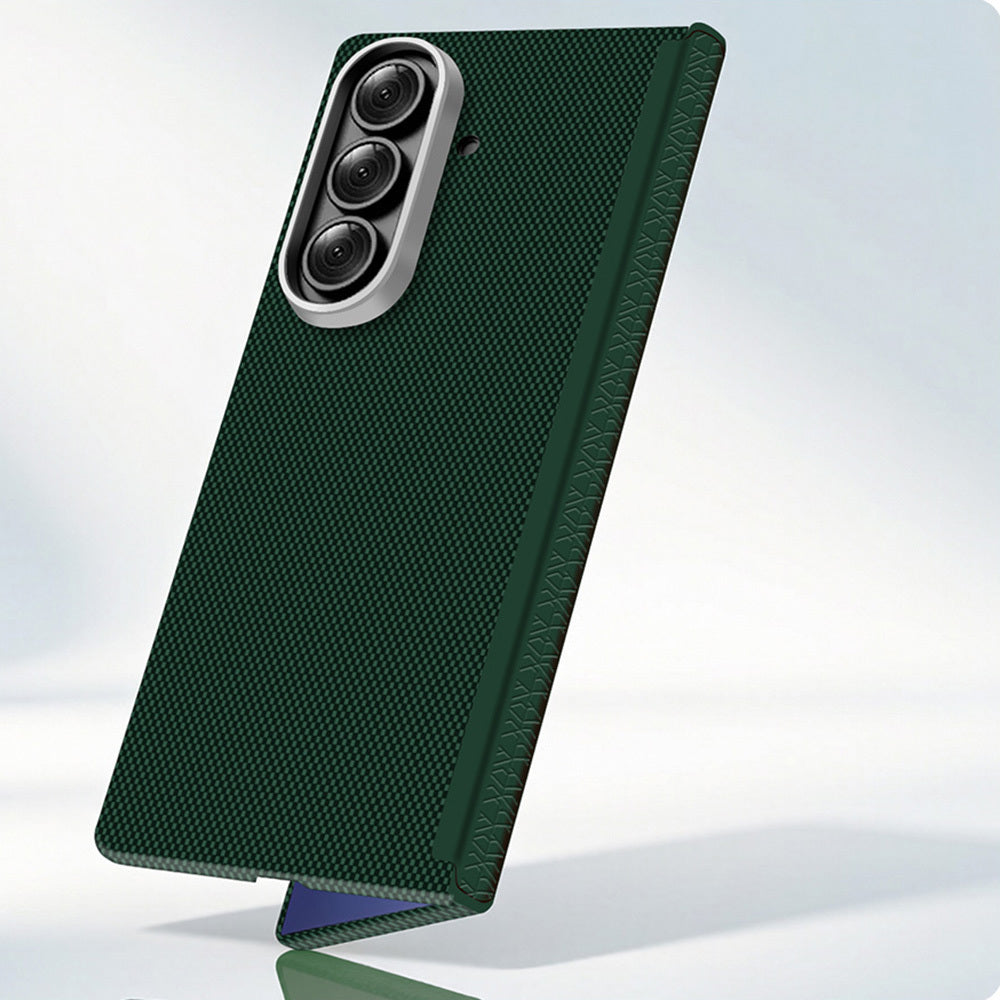 Galaxy Z Fold 7 Kılıf M-Safe Şarj Özellikli Zore Paris Zerre Sert PC Kılıf