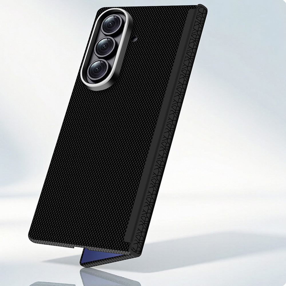 Galaxy Z Fold 7 Kılıf M-Safe Şarj Özellikli Zore Paris Zerre Sert PC Kılıf