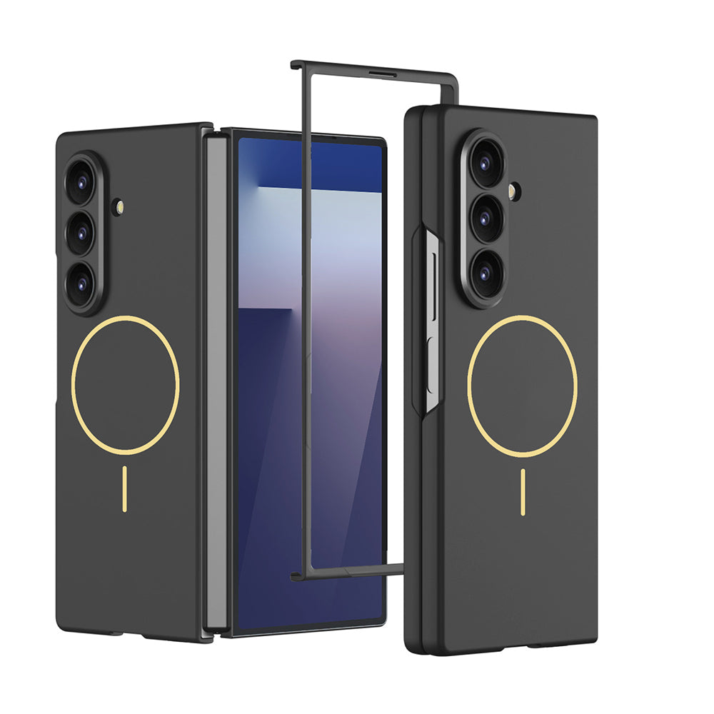 Galaxy Z Fold 7 Kılıf Wireless Şarj Özellikli Zore Kıpta M-safe Kılıf