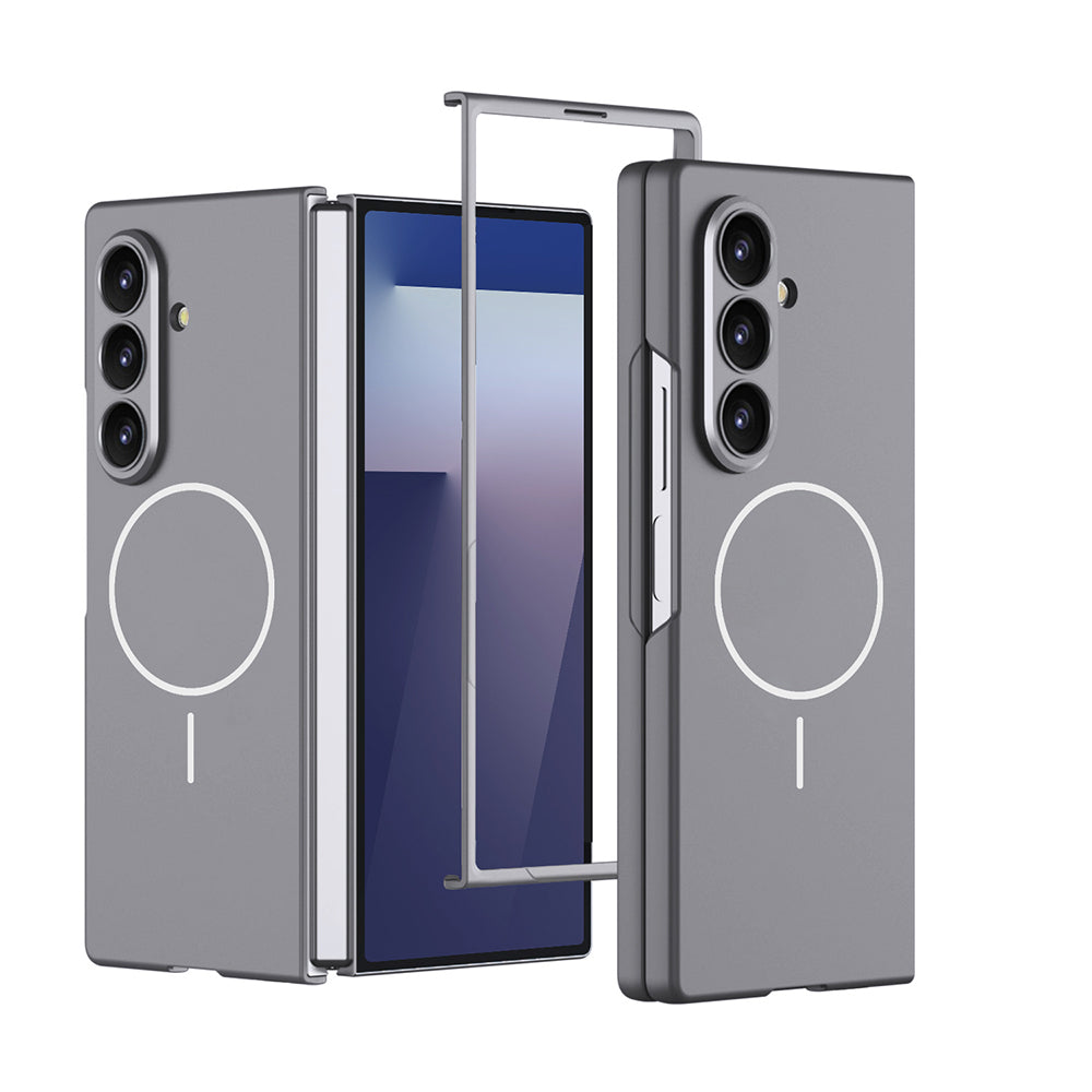 Galaxy Z Fold 7 Kılıf Wireless Şarj Özellikli Zore Kıpta M-safe Kılıf