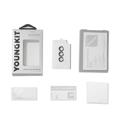 Galaxy Z Fold 7 Youngkit Alloy Original Parlama Önleyici Kamera Lens Koruyucu + Kolay Uygulama Aparatlı