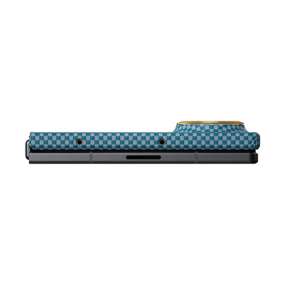 Galaxy Z Fold 8 Kılıf M-safe Şarj Özellikli Aramid Karbon Fiber Pitaka Sunset 2.0 California Dream Serisi Kılıf