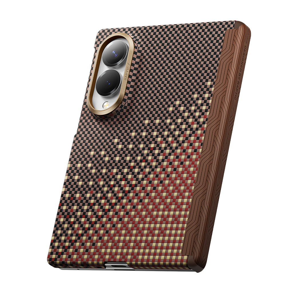 Galaxy Z Fold 8 Kılıf M-safe Şarj Özellikli Raptic Aramid SkinPro Serenity Serisi Kılıf
