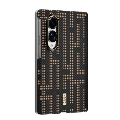 Galaxy Z Fold 8 Kılıf M-safe Şarj Özellikli Raptic Aramid SkinPro Serisi Karbon Kılıf