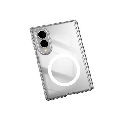 Galaxy Z Fold 8 Kılıf M-safe Şarj Özellikli Transparan Sert PC Wlons Pita Kılıf