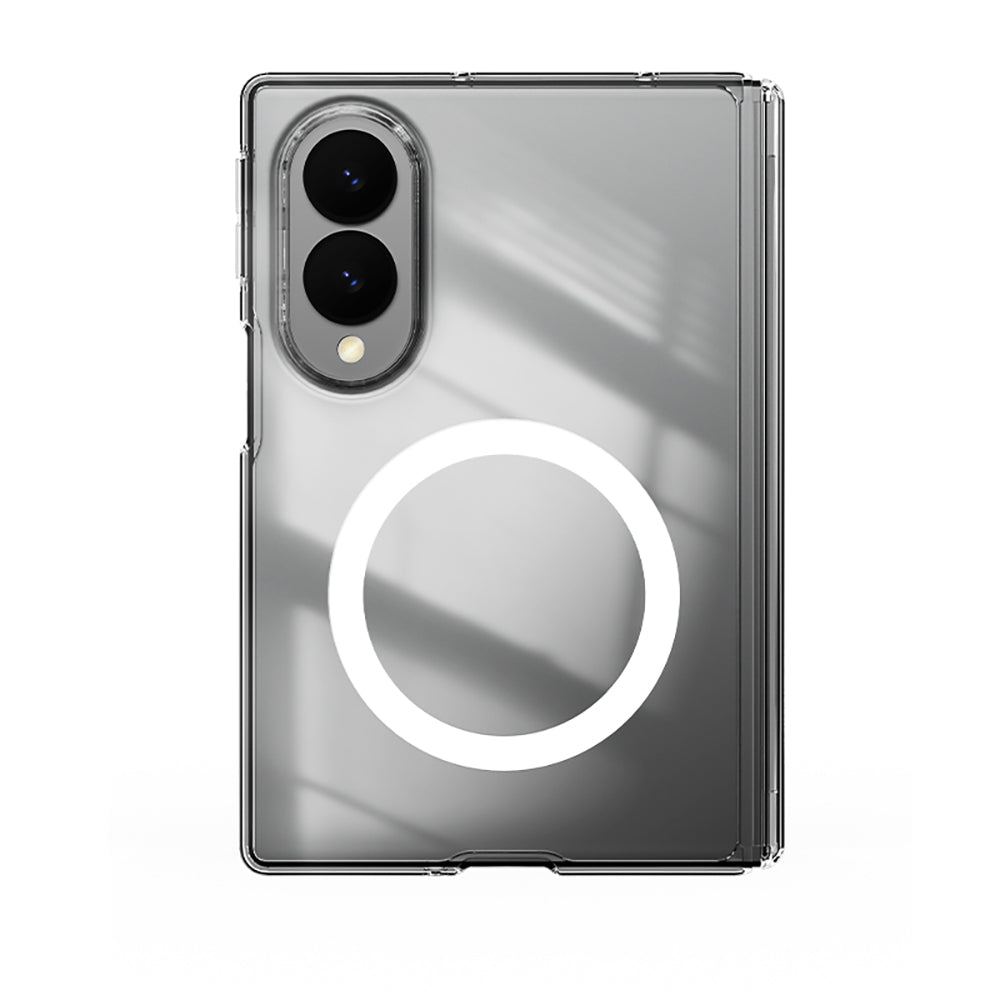 Galaxy Z Fold 8 Kılıf M-safe Şarj Özellikli Transparan Sert PC Wlons Pita Kılıf