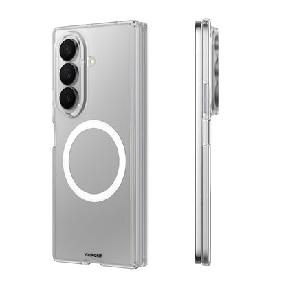 Galaxy Z Fold 8 Kılıf M-safe Şarj Özellikli Youngkit Clear Serisi Kılıf