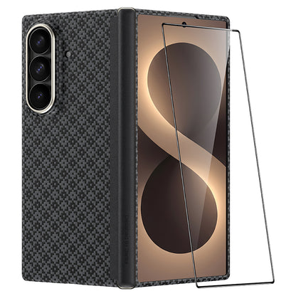 Galaxy Z Fold 8 Ultra Benks ArmorAir ArmorGrid Grand Combo Üçlü Aksesuar Seti (Ön Arka Kevlar Karbon Kılıf + Ekran Koruyucu)
