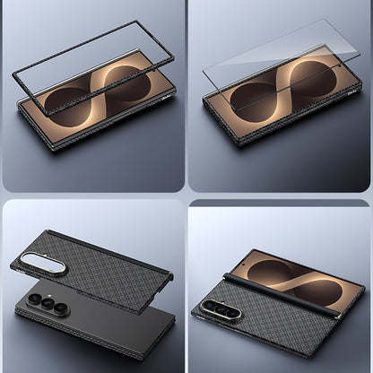 Galaxy Z Fold 8 Ultra Benks ArmorAir ArmorGrid Grand Combo Üçlü Aksesuar Seti (Ön Arka Kevlar Karbon Kılıf + Ekran Koruyucu)