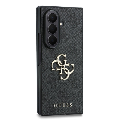 Galaxy Z Fold 8 Ultra Kılıf Guess Orijinal Lisanslı PU Deri 4G Desenli Yazı Logolu Kılıf