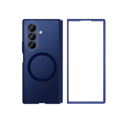 Galaxy Z Fold 8 Ultra Kılıf M-safe Şarj Özellikli Arkası Mat Sert PC Wlons Vena Kılıf