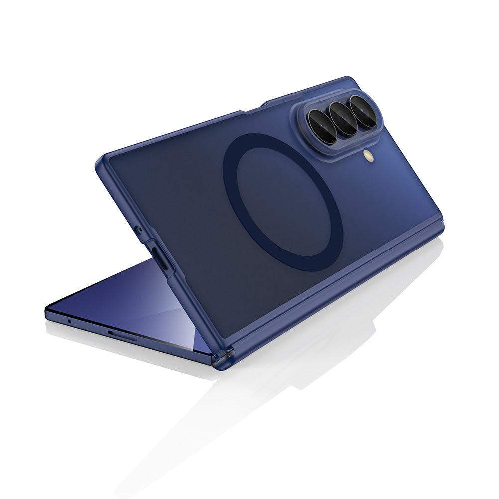 Galaxy Z Fold 8 Ultra Kılıf M-safe Şarj Özellikli Arkası Mat Sert PC Wlons Vena Kılıf