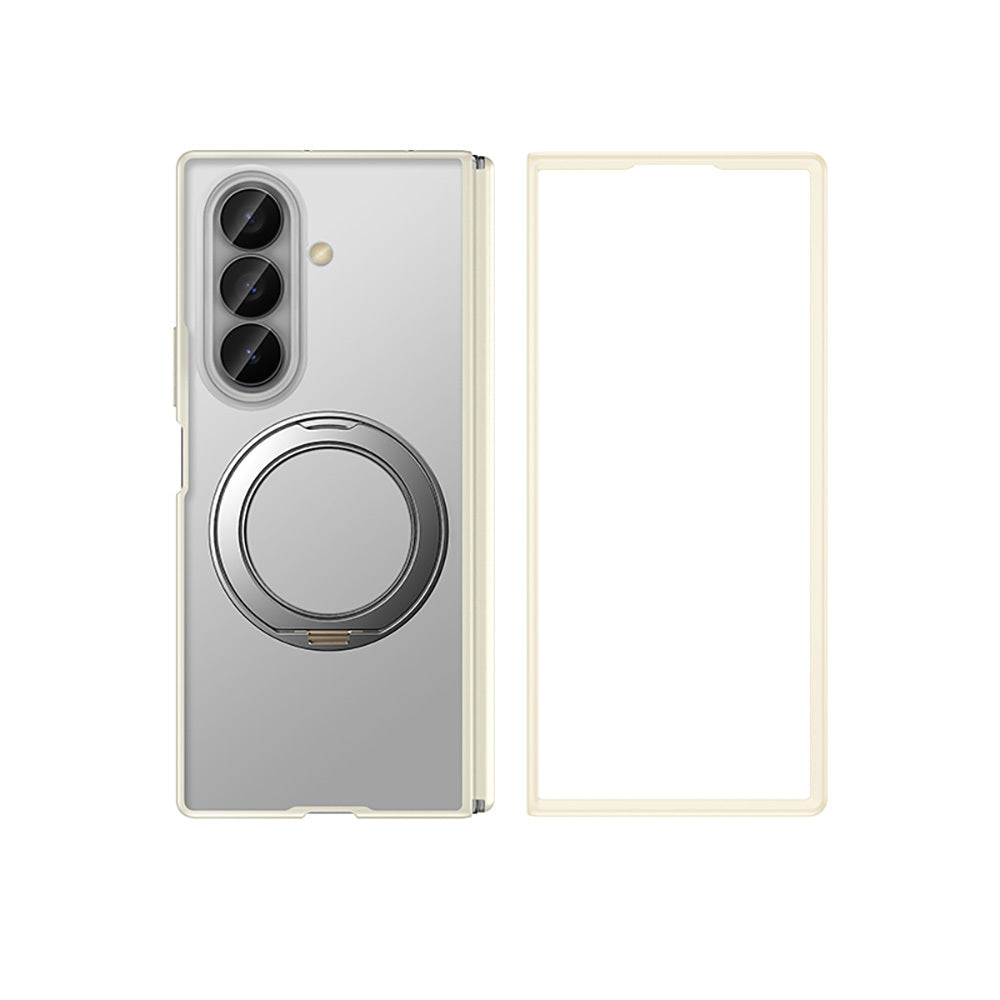 Galaxy Z Fold 8 Ultra Kılıf M-safe Şarj Özellikli Arkası Mat Sert PC Wlons Vena Standlı Kılıf