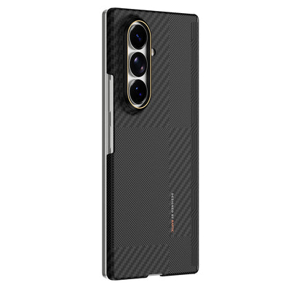 Galaxy Z Fold 8 Ultra Kılıf M-safe Şarj Özellikli Metal Kamera Çerçeveli Raptic Aramid SkinPro Serisi Karbon Kılıf
